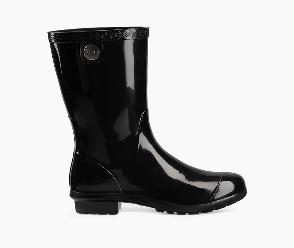 Ugg Rain Boot Womens - Ugg Sienna Black - 837ZEBNGX